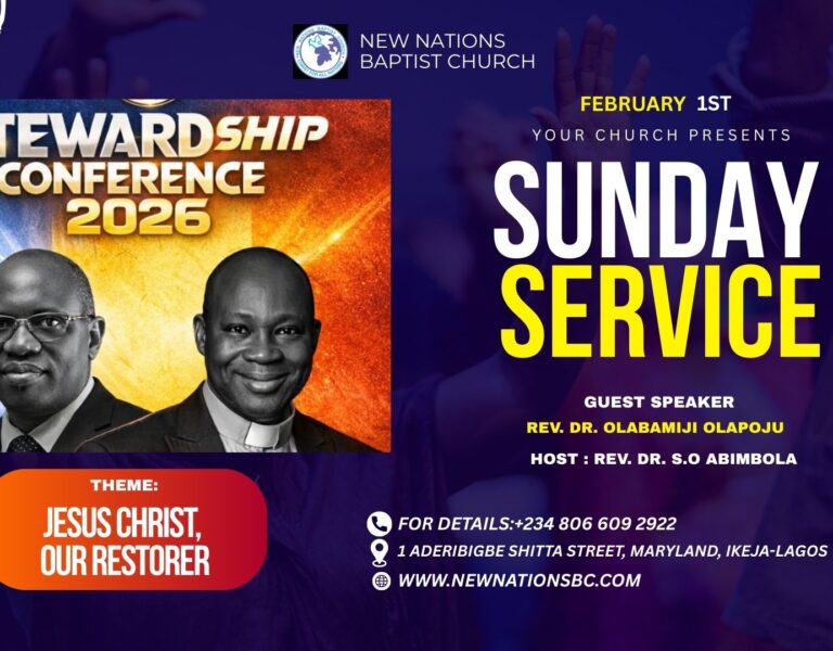 New Nations Baptist Church Stewardship Conference 2026